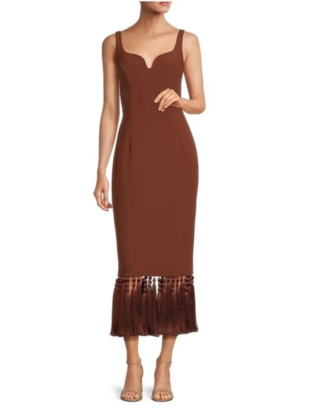 NWT Antonio Melani Vanessa
Sweetheart Sleeveless Tassel
Sheath Dress - Picture 10 of 11